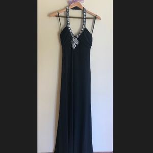 Gorgeous black dress with elegant embellishing